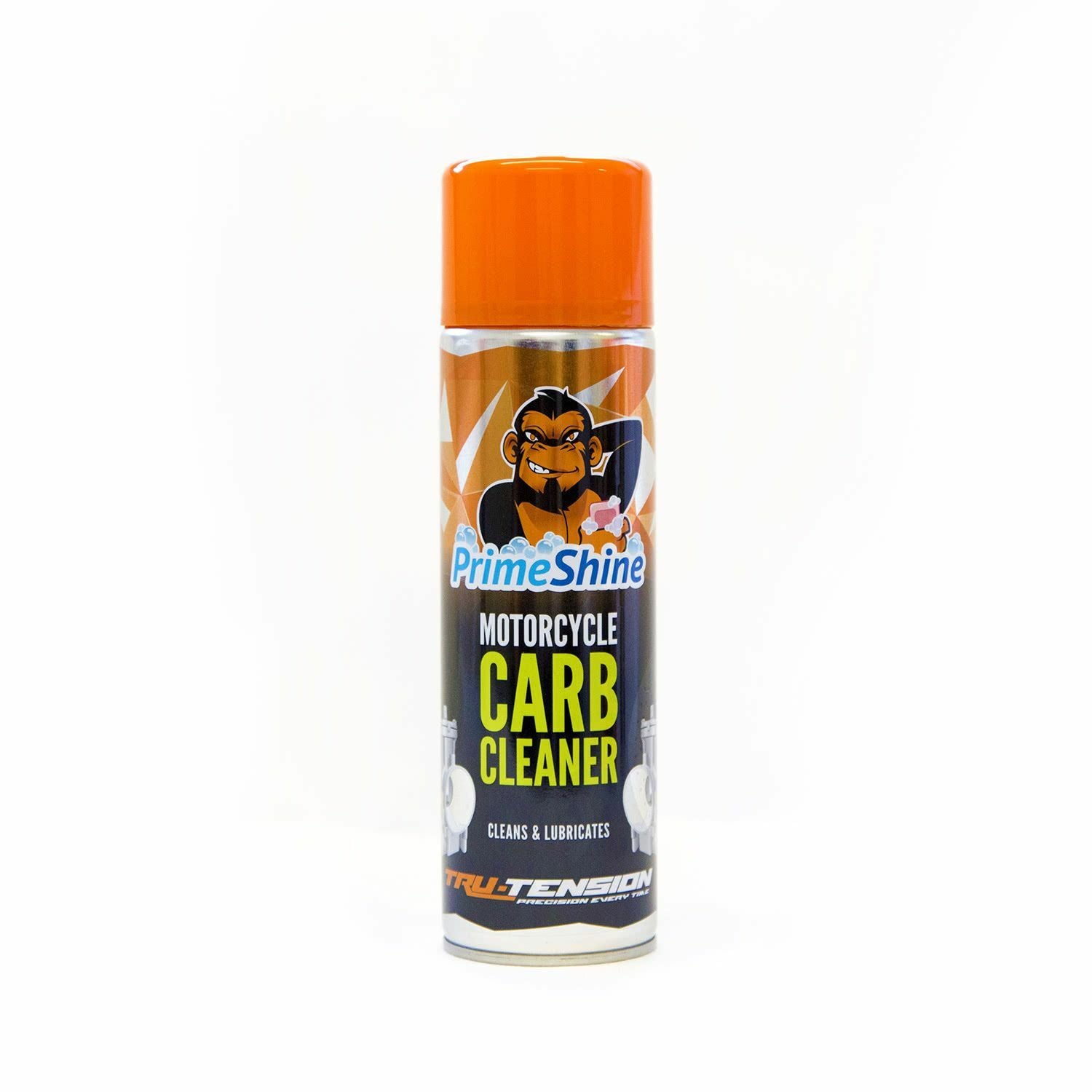 Tru-Tension Primeshine Motorcycle Motorbike Carb & Injector Cleaner 500ml