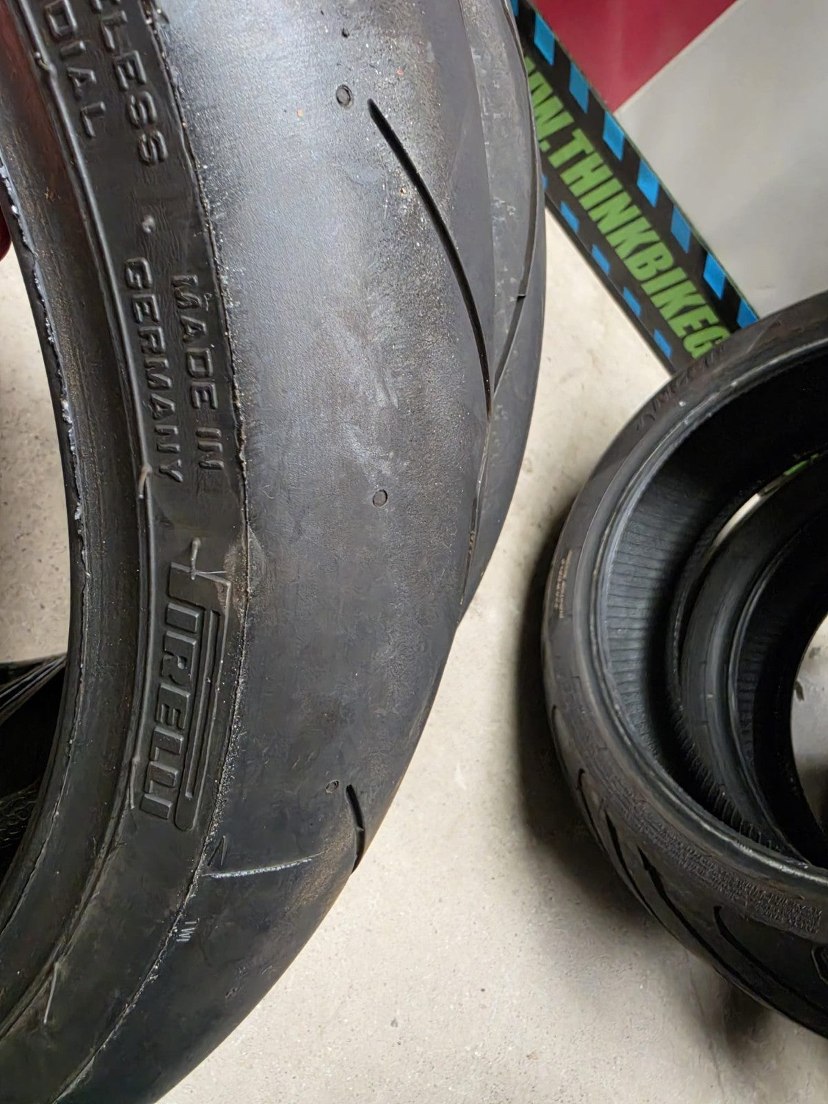 Pirelli Diablo Supercorsa SP pair of good tyres, part worn 180/55-17 + 120/70-17