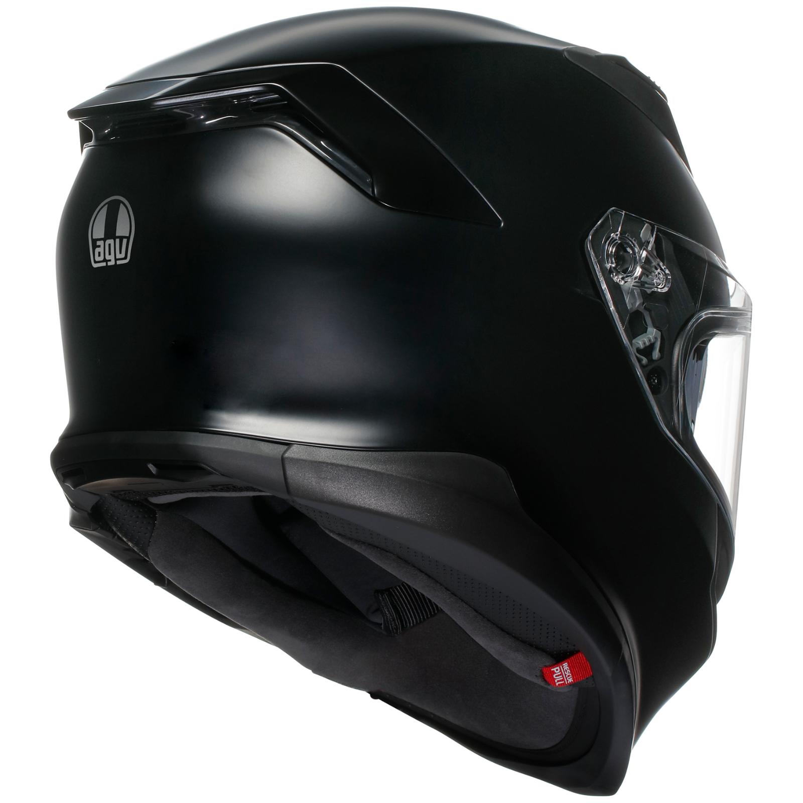 AGV K7 Solid Matt Black Full Face Sports Touring Motorcycle Motorbike Helmet