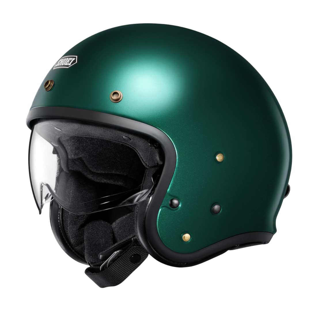Shoei J.O2 British Green Helmet