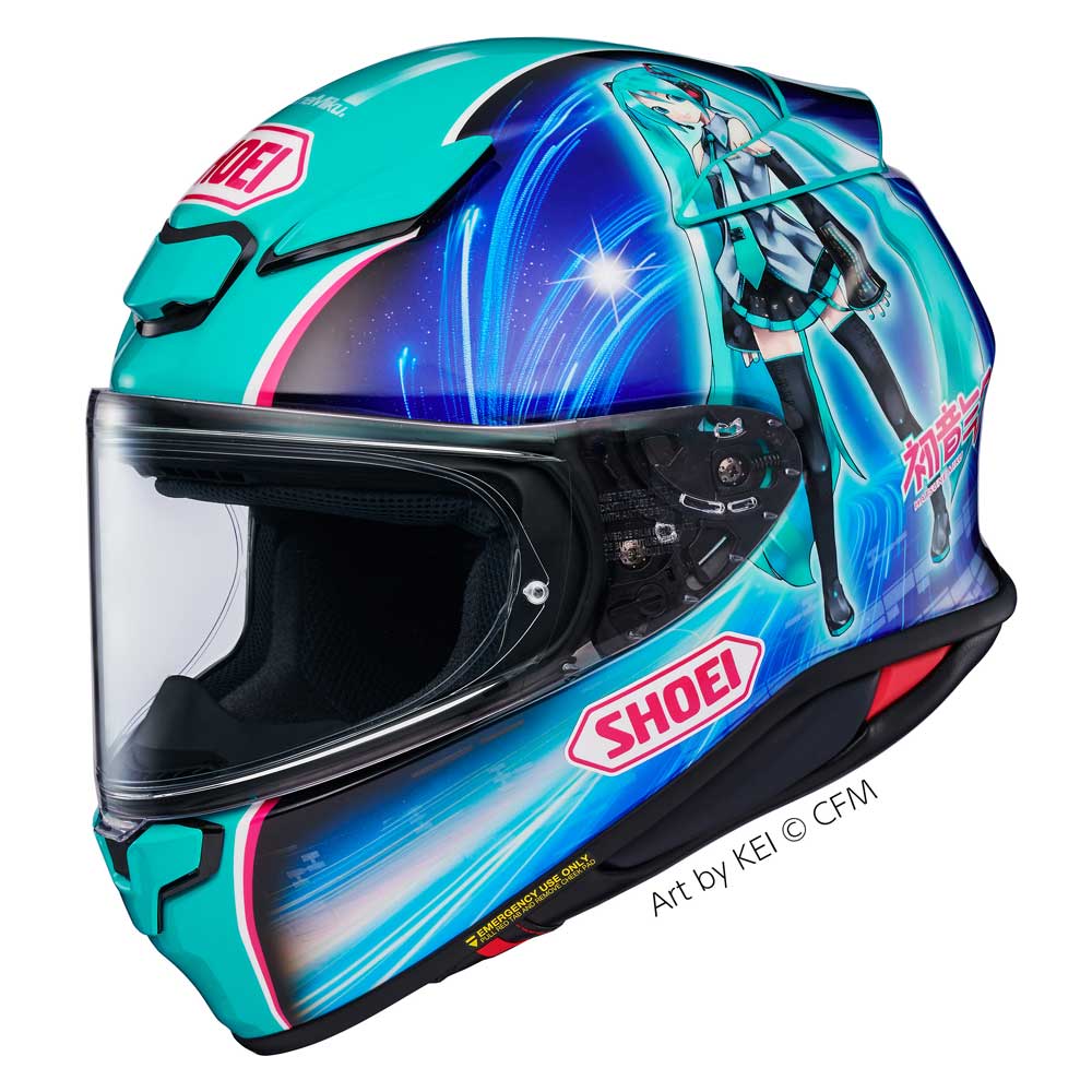 Shoei NXR2 Hatsune Miku TC-4 Helmet