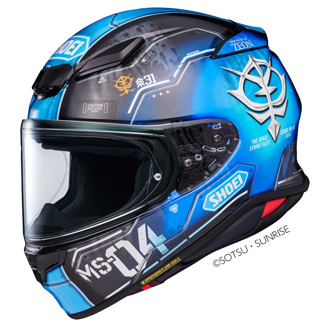 Shoei NXR2 MS-04 Ramba Ral's Bugu TC-2 Helmet