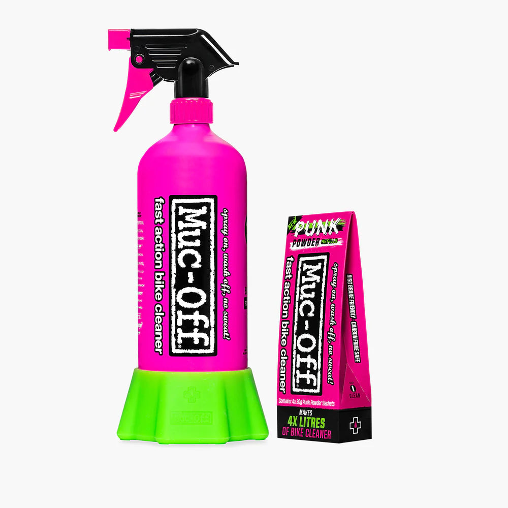 Muc Off Bottle For Life Motorcycle Motorbike Cycle Cleaner Inc 4L Punk Powder