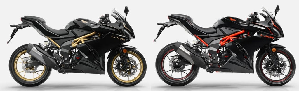 Lexmoto LXR 125 - Black Red/Gold
