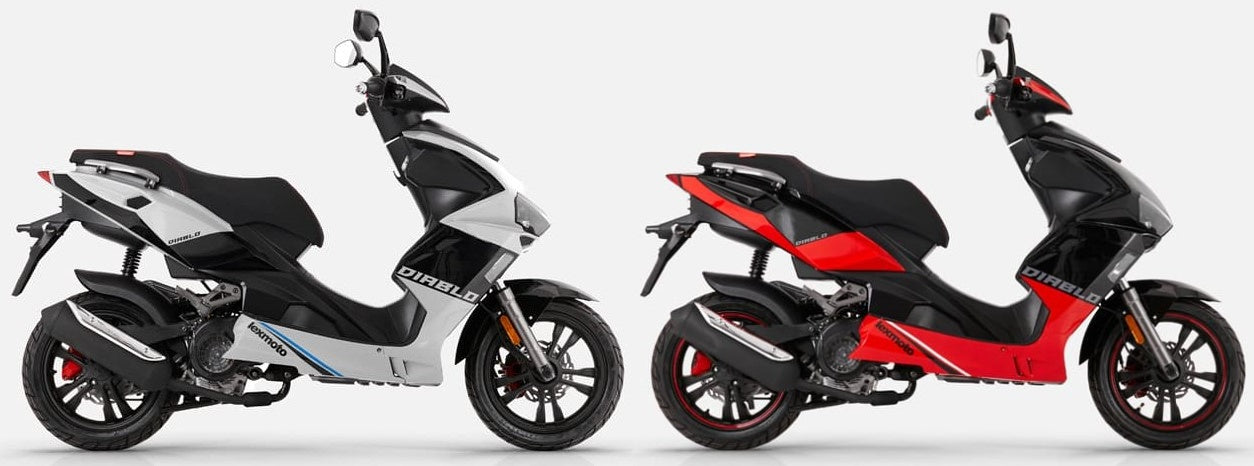Lexmoto Diablo 125 - Black Grey/Red