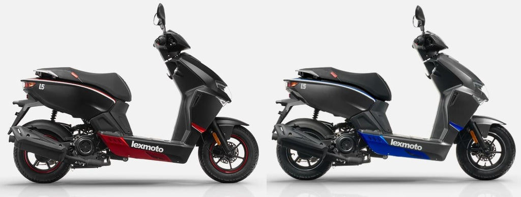 Lexmoto L5 50cc - Black Blue/Red